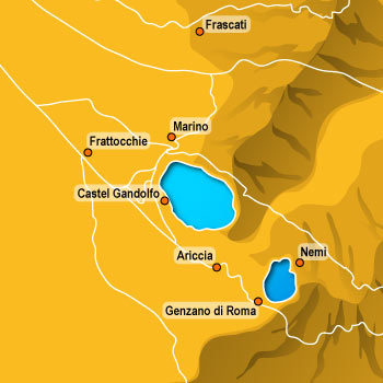 hotel Ariccia: Laghi di Albano e Nemi