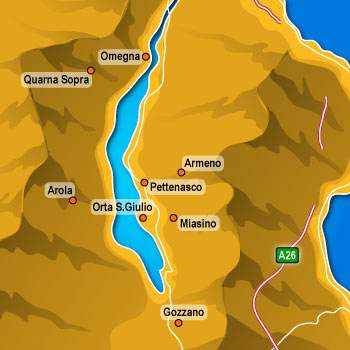 hotel Armeno: Lago d'Orta