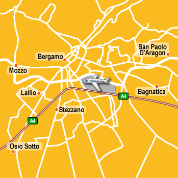 hotel Bagnatica: Aeroporto di Orio al Serio