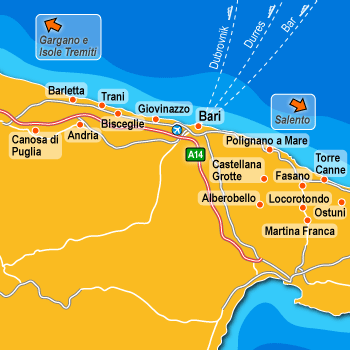 hotel Bari: Costa Barese e Valle d'Itria