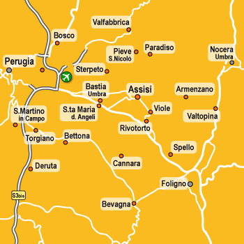 hotel Bevagna: Dintorni di Assisi