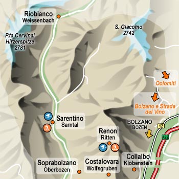 hotel Bolzano: Altopiano di Renon Val Sarentino