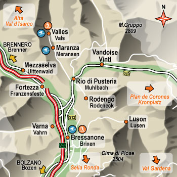 hotel Bressanone: Val d'Isarco