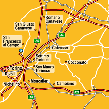 hotel Cambiano: Dintorni di Torino