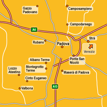hotel Gazzo Padovano: Dintorni di Padova