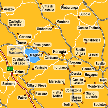 hotel Gubbio: Dintorni di Perugia