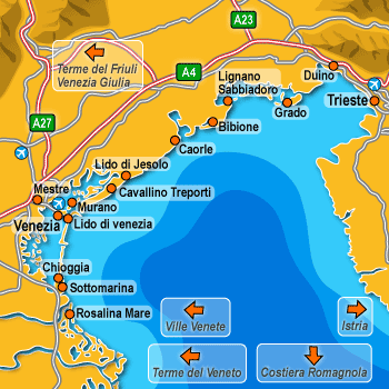 hotel Jesolo: Costa del Veneto e del Friuli Venezia Giulia