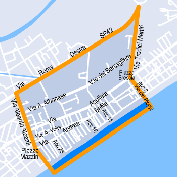hotel Jesolo: Piazza Mazzini   Piazza Brescia