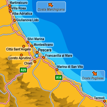 hotel Loreto Aprutino: Costa Abruzzese e Molisana