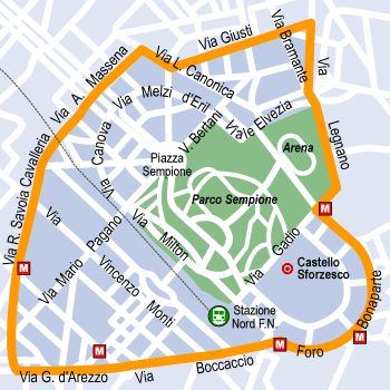 hotel Milano: Parco Sempione