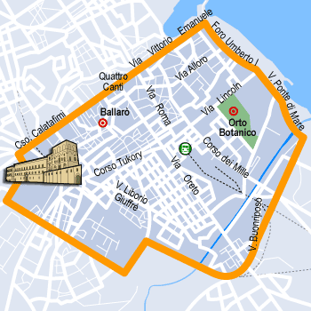 hotel Palermo: Via Roma Stazione Centrale