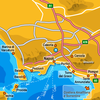 hotel Pompei: Golfo di Napoli
