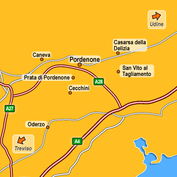 hotel Prata di Pordenone: Dintorni di Pordenone