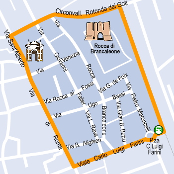 hotel Ravenna: Rocca di Brancaleone