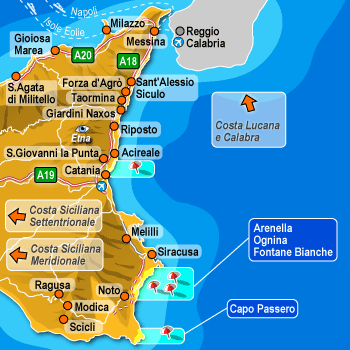 hotel Sant'Agata di Militello: Costa siciliana orientale