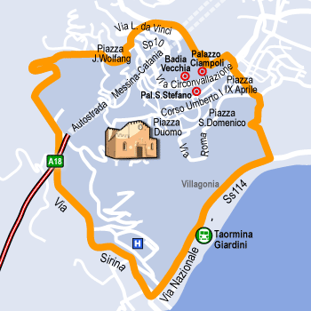 hotel Taormina: Porta Catania