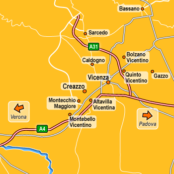 hotel Tezze sul Brenta: Dintorni di Vicenza