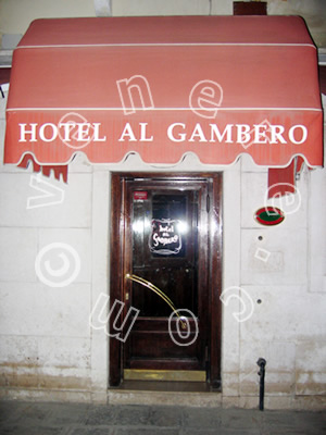 Hotel 3 stelle in Venezia San Marco - Al Gambero